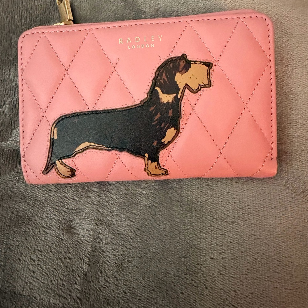 Radley London Pink Quilted Dog Purse